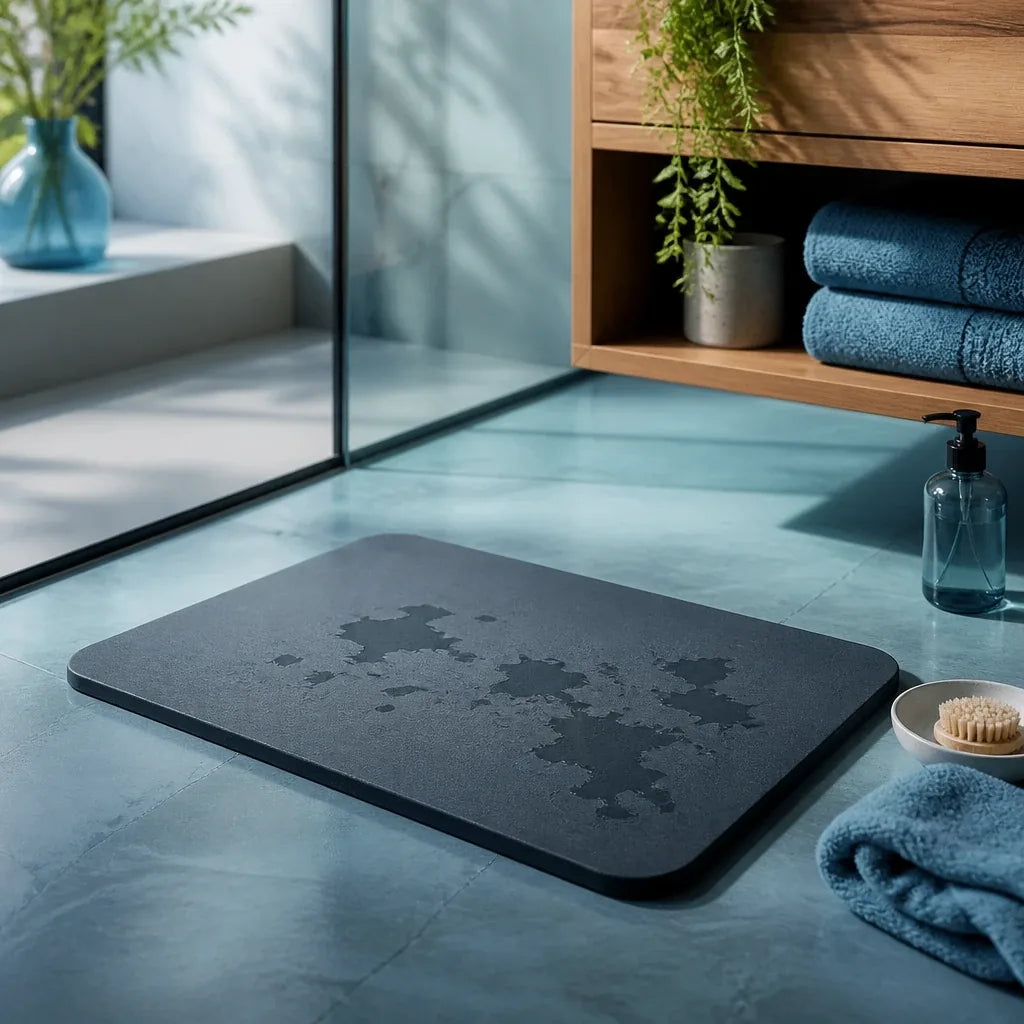 Comment nettoyer un tapis de bain en diatomite : guide complet