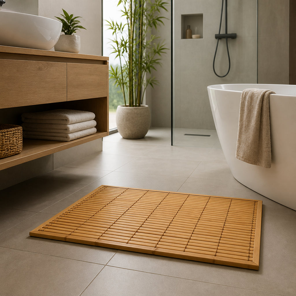 Tapis de Bain Bambou : Pourquoi c'est le Choix Écologique Parfait