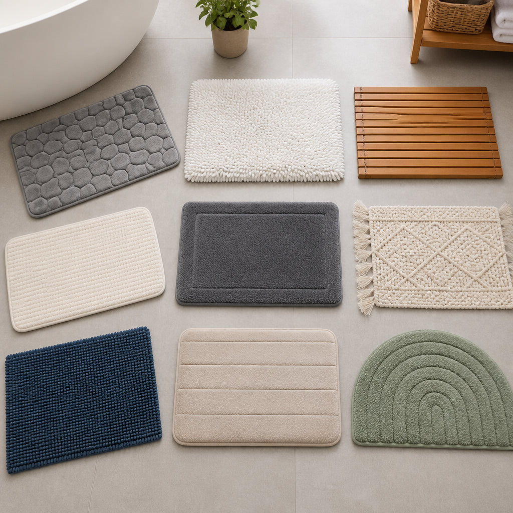 Tapis de Bain : Guide des Tailles, Formes et Couleurs Tendance