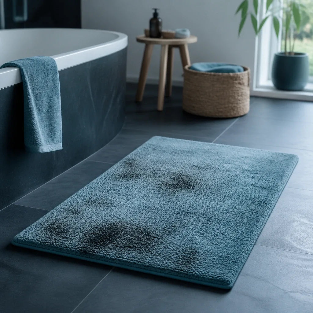 Comment enlever la moisissure sur un tapis de bain ?
